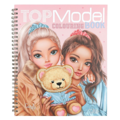 Kreativní sešit Top Model se samolepkami - Candy, Talita a medvedík