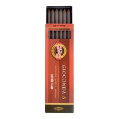 Kresba sépie KOH-I-NOOR - tmavě hnědá 6 ks, 5,6 mm