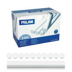 Milan  Křída MILAN kulatá bílá 100 ks