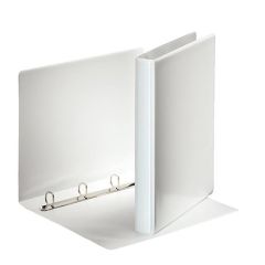 ESSELTE  Kroužkový šanon, panoramatický, 4D kroužky, 38 mm, A4, PP/PP, ESSELTE, bílý