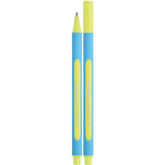 Kuličkové pero, 0,7 mm, s uzávěrem, SCHNEIDER Slider Edge XB, žluté