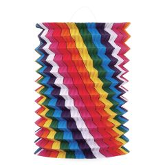 Lampión Pásiky, papierový, valec, 26 cm s očkom na zavesenie