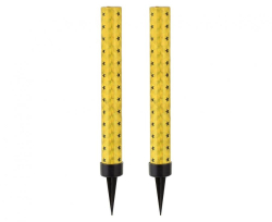 Ledová fontána chrlící zlaté a stříbrné jiskry 12 cm (2 ks)