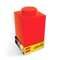 LEGO LED Lite  LEGO Classic Silikonová kostka noční světlo -  červená