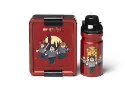 LEGO Harry Potter svačinový set (láhev a box) - Nebelvír