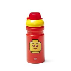 LEGO Storage  LEGO ICONIC Girl láhev na pití - žlutá/červená