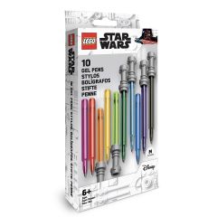 LEGO Stationery  LEGO Star Wars Set Gelových per, světelný meč - 10 ks