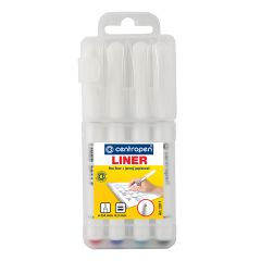 Liner CENTROPEN 2811 - sada 4 ks, 0,3 mm