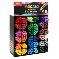 M&G MOCALO Akrylový fix, štětcový hrot (324 ks)