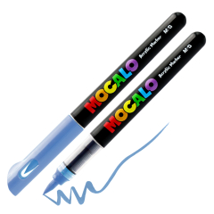 M&G MOCALO Akrylový popisovač, štětcový hrot - Soft Blue 603