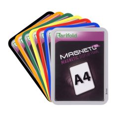 Magnetická kapsa, magnetická zadní strana, A4, TARIFOLD Magneto Solo, stříbrná