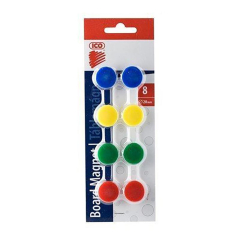 ICO  Magnetky, 20 mm, 4 barvy