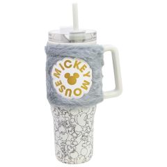 Mickey Mouse Termohrnek s plyšovým návlekem 770 ml