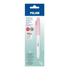 Milan  Mikrotužka / Pentelka MILAN PL1 Antibacterial HB 0,7 mm - ružová, blistr