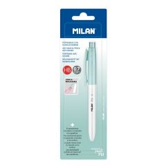 Milan  Mikrotužka / Pentelka MILAN PL1 Antibacterial HB 0,7 mm - tyrkysová, blistr