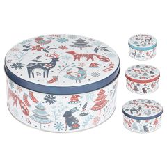 Nádoby - set na vianoční pečivo, 3ks