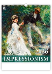 Nástěnný kalendář 2026 - Exclusive Impressionism