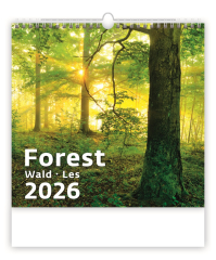 Nástěnný kalendář 2026 Forest/Wald/Les