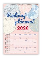 Nástěnný kalendář 2026 Rodinný plánovač