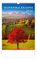 Nástěnný kalendář 2026 Slovenská krajina