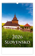 Nástěnný kalendář 2026 Slovensko