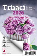 Nástěnný kalendář 2026 Týdenní trhací A6