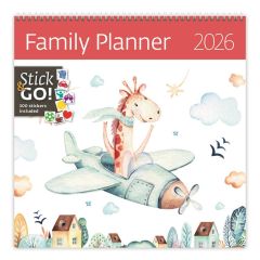 Nástěnný plánovač 2026 Family Planner