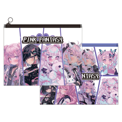 Obal na dokumenty A4 se zipem M&G Pink Fantasy (2 designy)