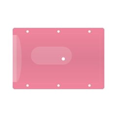 Obal na kreditní kartu - rúžová
