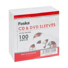 FOSKA  Obálka CD 125x125 mm papírová FOSKA 100 ks