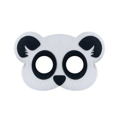 Obličejová maska Panda 19 x 12 cm
