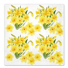 Ubrousky TaT 33x33cm Daffodills Bouquets