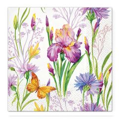 Paw  Ubrousky TaT 33x33cm Iris with Butterfly