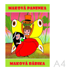AKIM  Omalovánka A4 Akim - Maková panenka