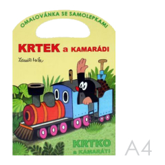 Omalovánka A4 Akim s výsekem - Krteček a kamarádi