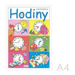 LITERA  Omalovánka A4 Litera - Hodiny