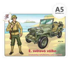Omalovánka A5 - 2. světová válka