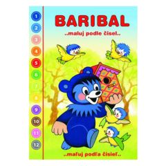 AKIM  Omalovánka A5 - Akim Maluj podle čísel - Baribal