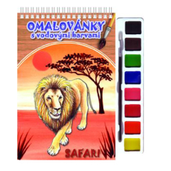 Omalovánka A5 Akim - S vodovými barvami - Safari
