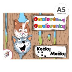 Petr Mičánek  Omalovánka A5 - Kočky