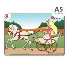 Omalovánka A5 - Koně