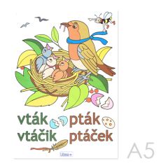 Omalovánka A5 Litera - Ptáček