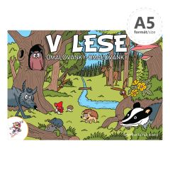 Petr Mičánek  Omalovánka A5 - LUX V lese