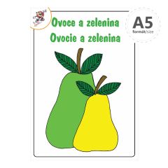 Petr Mičánek  Omalovánka A5 - Ovoce a zelenina