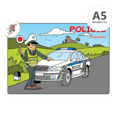 Omalovánka A5 - Policie