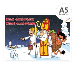 Petr Mičánek  Omalovánka A5 - Zimní