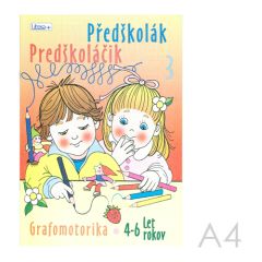 Omalovánka naučná A4 Litera - Předškoláček 3