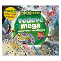 JM  Omalovánka vodová JM MEGA A3 - Dinosauři