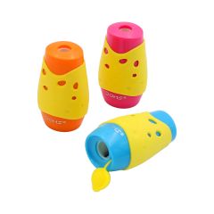 Ořezávátko Doms, 2 různé otvory (mix 3 barev)