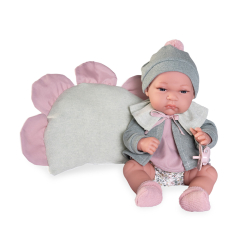 MUNECAS ANTONIO JUAN  Panenka Toneta s květinovým polštářkem, 33 cm